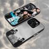 Чехол для телефона серия «Слабый герой» Корея для iPhone 16,15,14,13,12,11,Mini,Pro,MAX,plus, Черный Матовый Ударопрочный Чехол