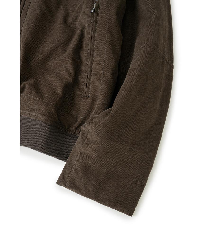 HATCHINGROOM Tanker Jacket Corduroy Dark Brown