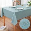 AooHome Water-Repellent Vinyl Tablecloth, Rectangular, Stylish Table Cover, Waterproof, Oil-Resistant, and Stain-Resistant, 150cm X 120cm, PVC Table M