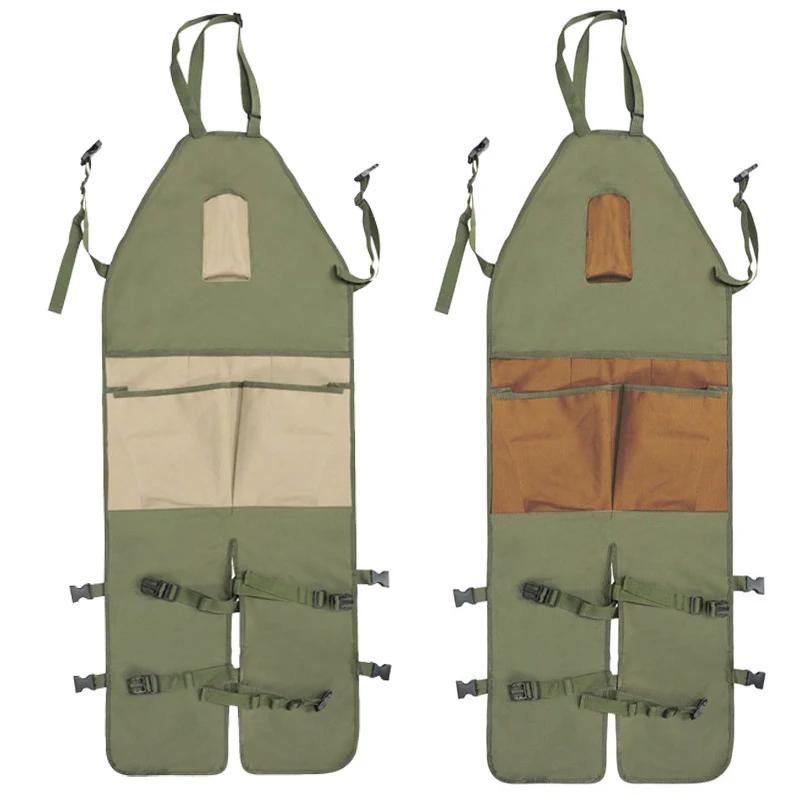 Леггинсы для сада, фартук Оксфорд, регулируемый садовый фартук, садовый фартук с несколькими карманами, защитный фартук для ног для дома, кухни, сада, работы