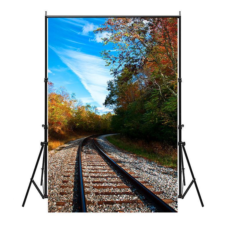 Railway Landscape Backdrop for Studio,Live Streaming,Parties Decor,Bedroom,Office,Background Tapestry