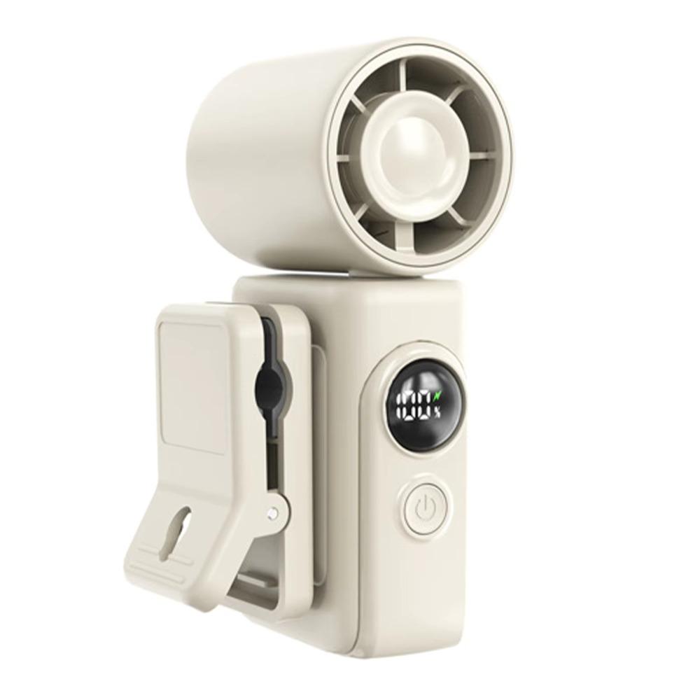 Turbo Speed Personal Cooling Fans LED Display USB Rechargeable Fan Cooling Mini Fan  Travel
