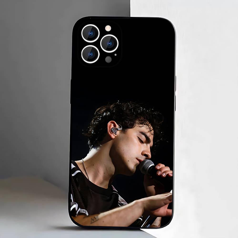 Чехол для телефона певца J-Joe Jonas для iPhone 17,16,15,14,13,12, Pro, Max, Plus, E, SE4, Air, Mini Черный Мягкий Короб
