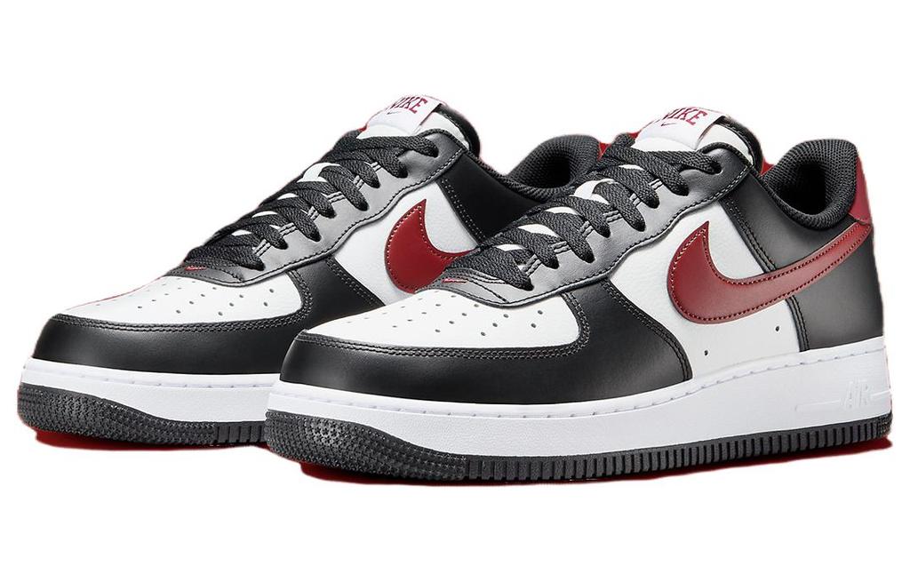 Nike Air Force 1 Low '07 Черный Белый Темно-Командный Красный FZ4615-001