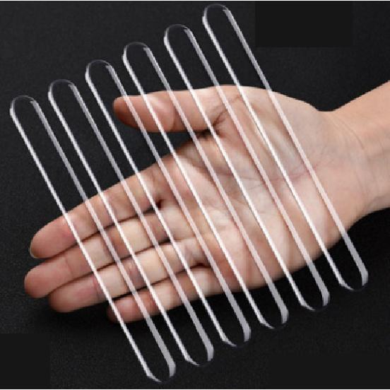 Car Door Edge Transparent Anti Scratch Protection Strips Bumper Scuff Plate BarRearview Mirror Anti-collision Protector