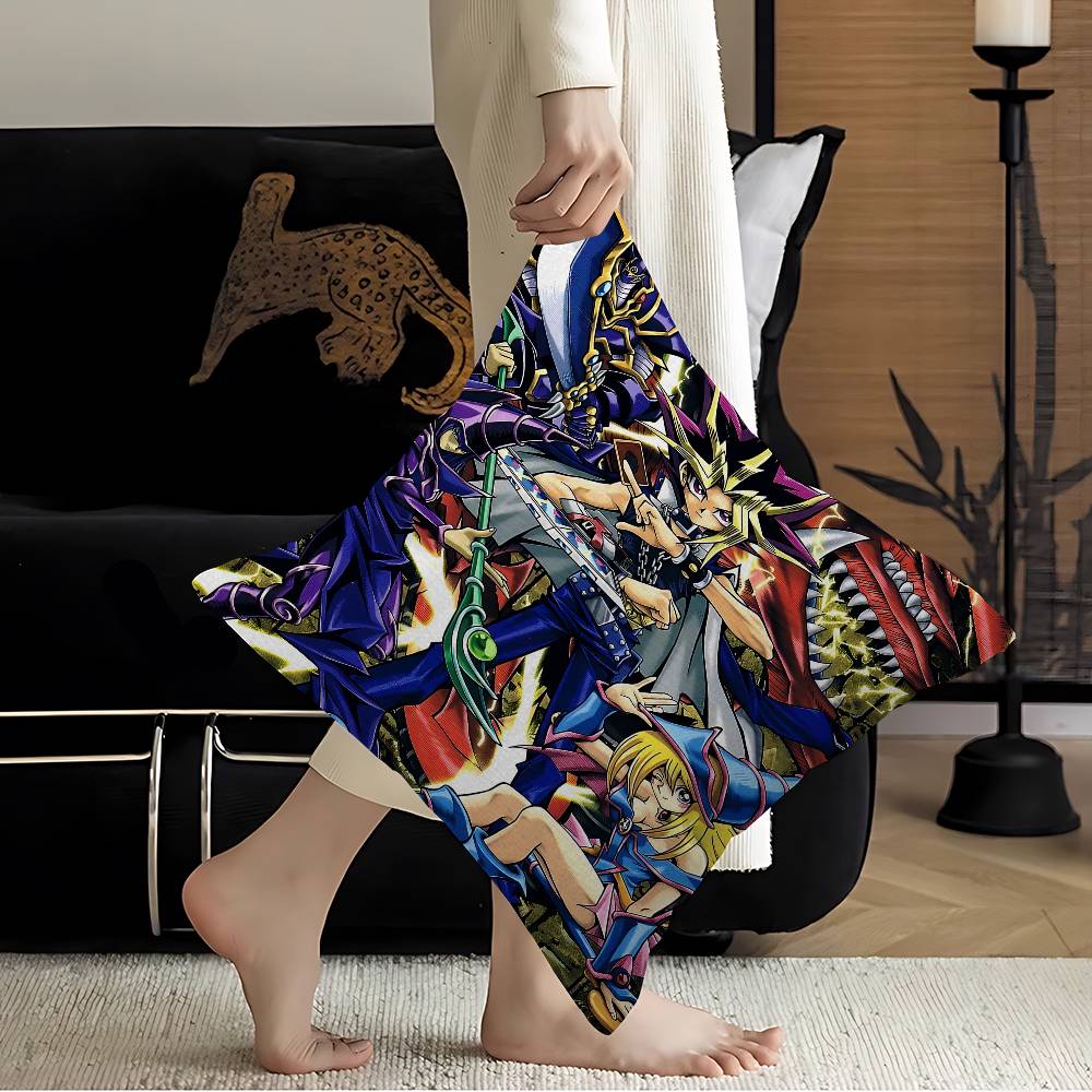 Amine Yu Gi Oh Retro Pillow Cushion Cover Pillowcase Living Room Sofa Home Decor Customized