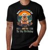 Retro Happy Groundhog Day Funny Birthday Groundhog Lovers T-Shirt Running T-Shirt