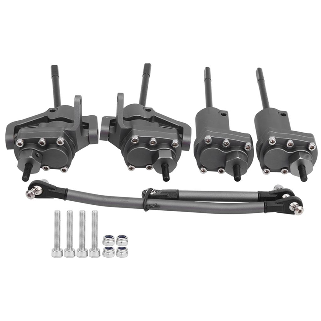 Rear Front Portal Axle WSteering Link Transmission Shaft Fit for Axial SCX10 II 90046 90047 RC