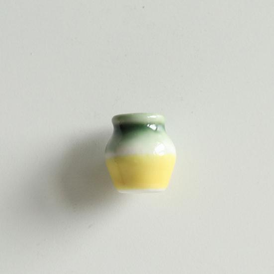 1/2 шт. Мини-керамическая ваза Магнит на холодильник Дом Офис Кухня Шкаф Холодильник 3D Миниатюрная ваза для цветов Горшок Магнитное украшение Орнамент