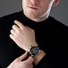 Gucci YA136217 Мужские часы с черным циферблатом в виде змеи