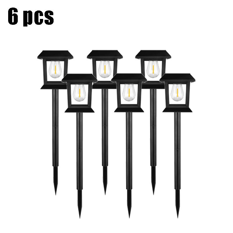 Светодиодный водонепроницаемый солнечный светильник, уличный солнечный садовый фонарь, освещение для дорожек, ландшафтное освещение для газона, патио, двора, украшения дорожек