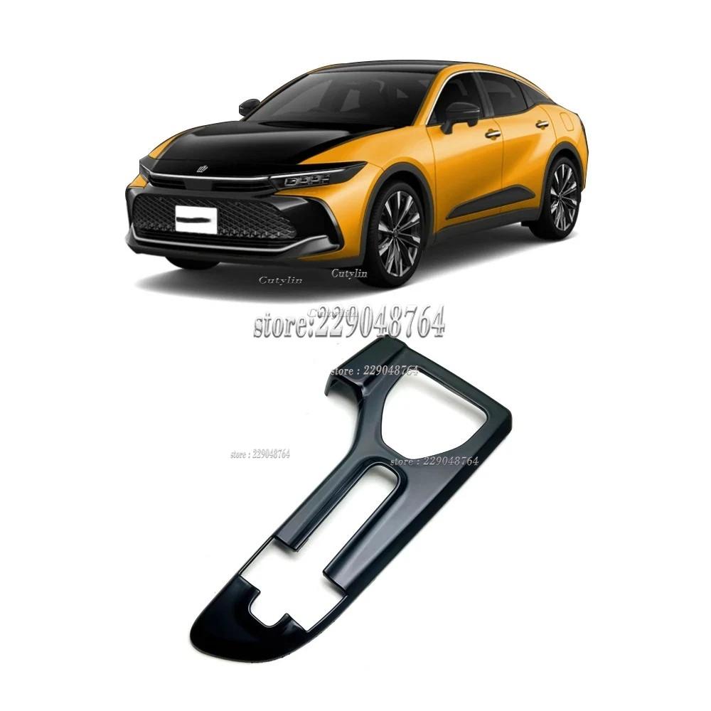 RHD For Toyota Crown Cossover 2024 2025 ABS Black Gear Shift Panel Cover Trim Center AC Outlet Cover Auto Accessories