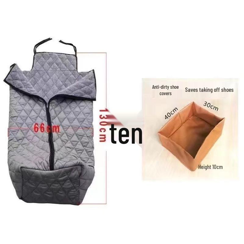 Пожилой Дорожный Плед: Зимнее ветрозащитное, морозостойкое толстое одеяло для использования на улице в инвалидной коляске