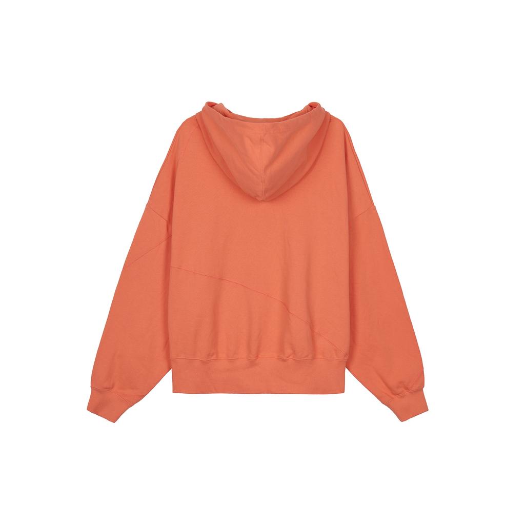 (WMNS) Nike Irregular Hooded Hedging Hoodie Orange Women's DC5281-842