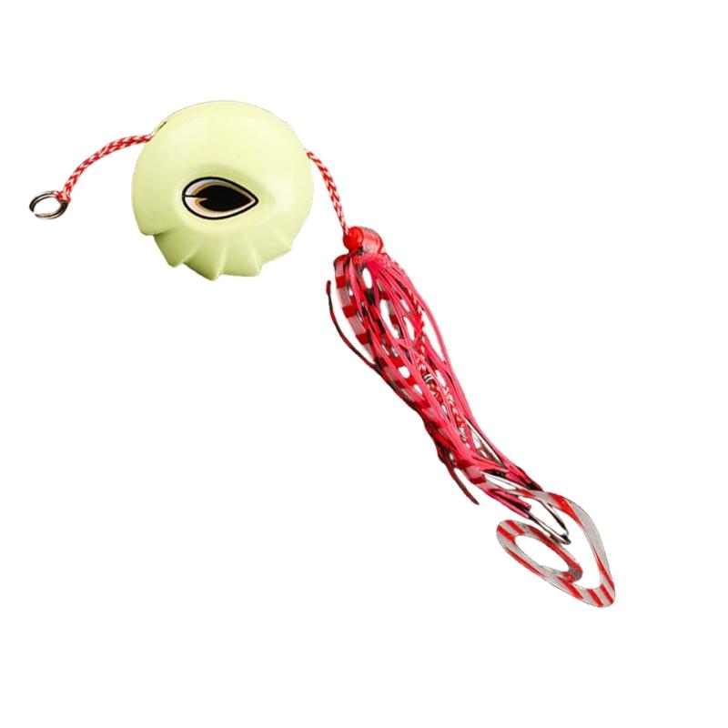 Sliding Kabura Jig for Snapper Fishing Accessories Kabura Jig Head with Hook Artificial Jigging Fishing Lure Baits