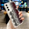 Винтажный чехол с принтом тотема для Samsung Galaxy A56 A55 A54 A36 A15 A16 A26 5G S25 Edge S24 S22 Ultra S23 FE Бриллиантовый ТПУ чехол для телефона