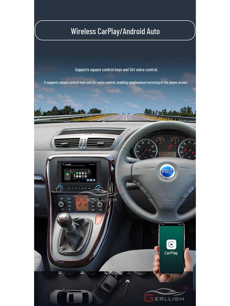 Хромированная HD-навигация Android CarPlay для моделей 05-12