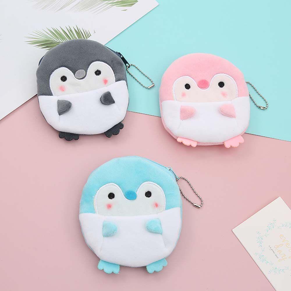 Cute Casual Key bag Penguin Gift Zipper bag Coin purse Coin bag Earphone Bag Mini Wallet
