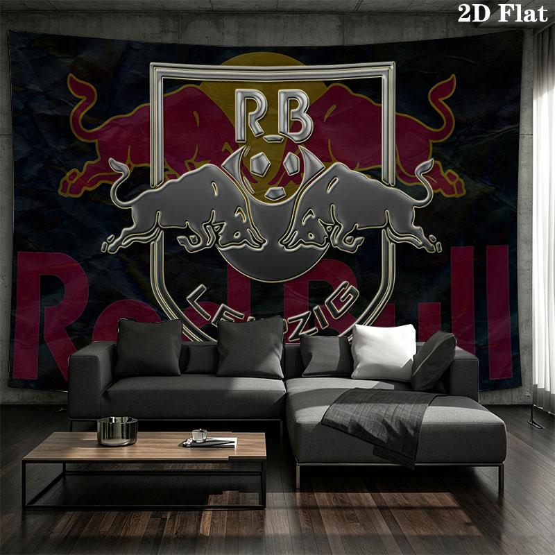 RB Leipzig Art Wall tapestry, aesthetic printed fabric blanket, suitable for bedroom, living room, and home decor.
