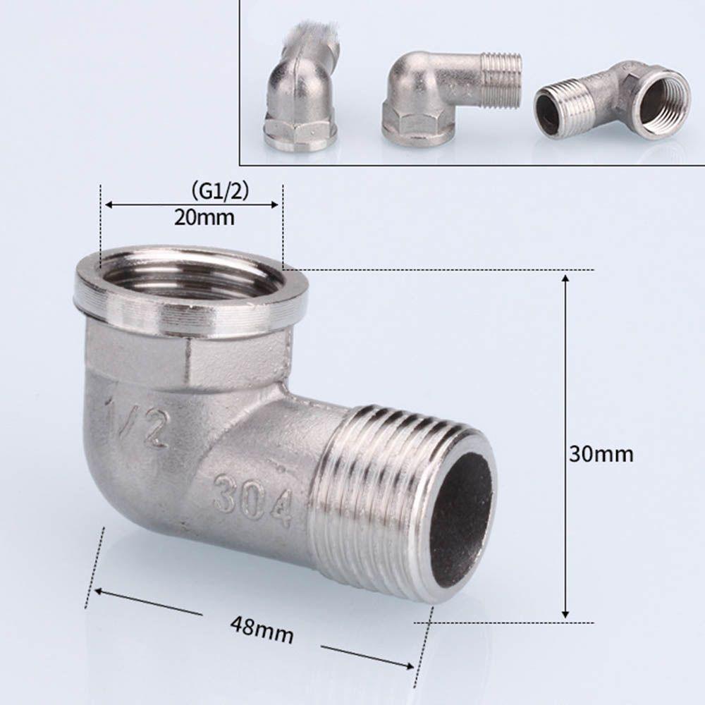 Threaded Elbow Home Improvement Stainless Steel Hardware Adapter Plumbing Fitting Pipe Fittings