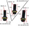 5PCS/20PCS Wheel Lug Bolt Nuts M12X1.5 M14X1.5 M14X1.25 for BMW E46 325 E90 E39 E60 E53 1-2-3-4-5-6-7-8 X1-X2-X3-X4-X5-X6 Z4