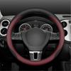 Leather Custom Car Steering Wheel Cover for Volkswagen Golf 7 GTI Golf R MK7 VW Polo GTI Interiorcar Car Accessories