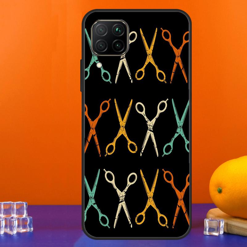Ножницы парикмахерские для стрижки волос для Huawei Nova 12s 12i 11i 5T 9 10 SE Y91 Y90 Y60 Y70 Y72 Y61 P60 Pro P20 P40 P30 Lite Чехол