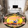 1pc Sailor Moon Friendship Round Rug Flannel Fun Playful Design Living Room Bedroom Floor Mat Home Decoration Kids Room Carpet Y82850