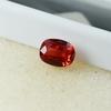 Natural Padparadscha Sapphire 3.55 Ct Cushion Certified Rare Loose Gemstone