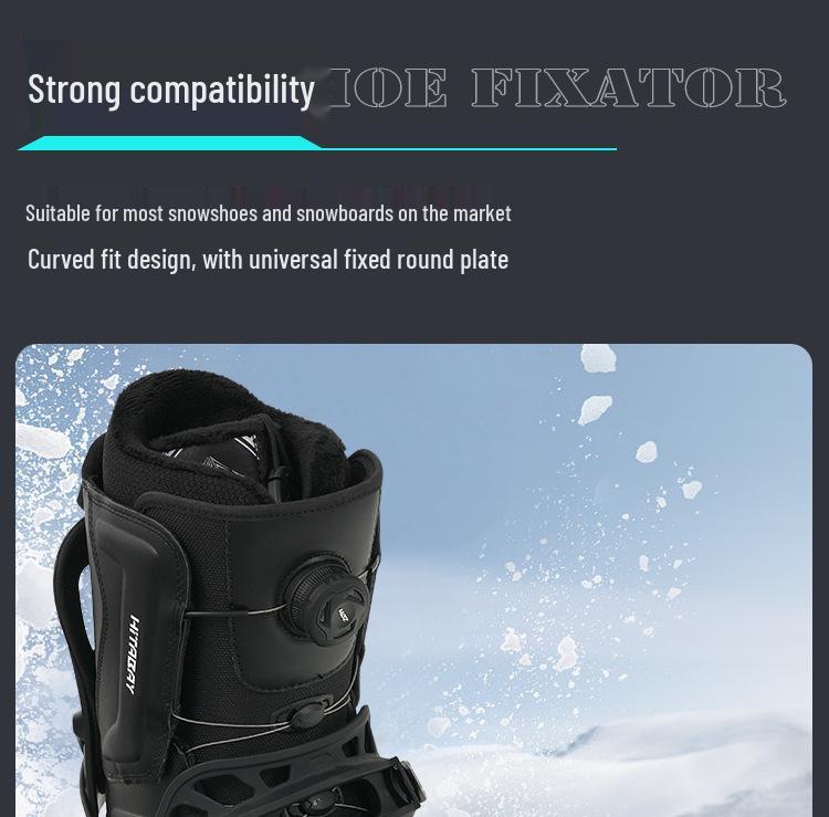 Unisex Adult Snowboard & Ski Boot Bindings for Freestyle & Carving