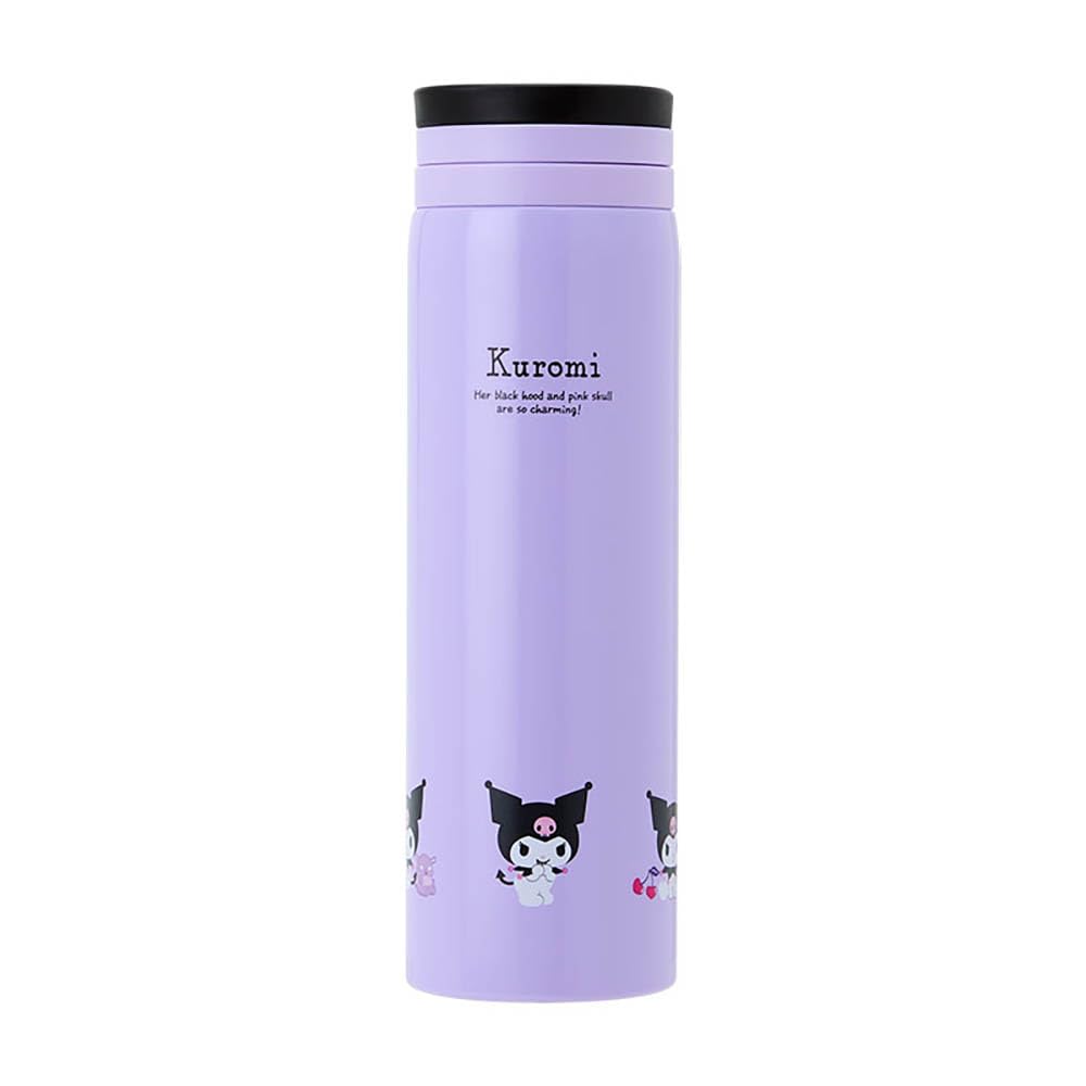 Sanrio Кружка-бутылка из нержавеющей стали Kuromi 460 мл 389561 Емкость
