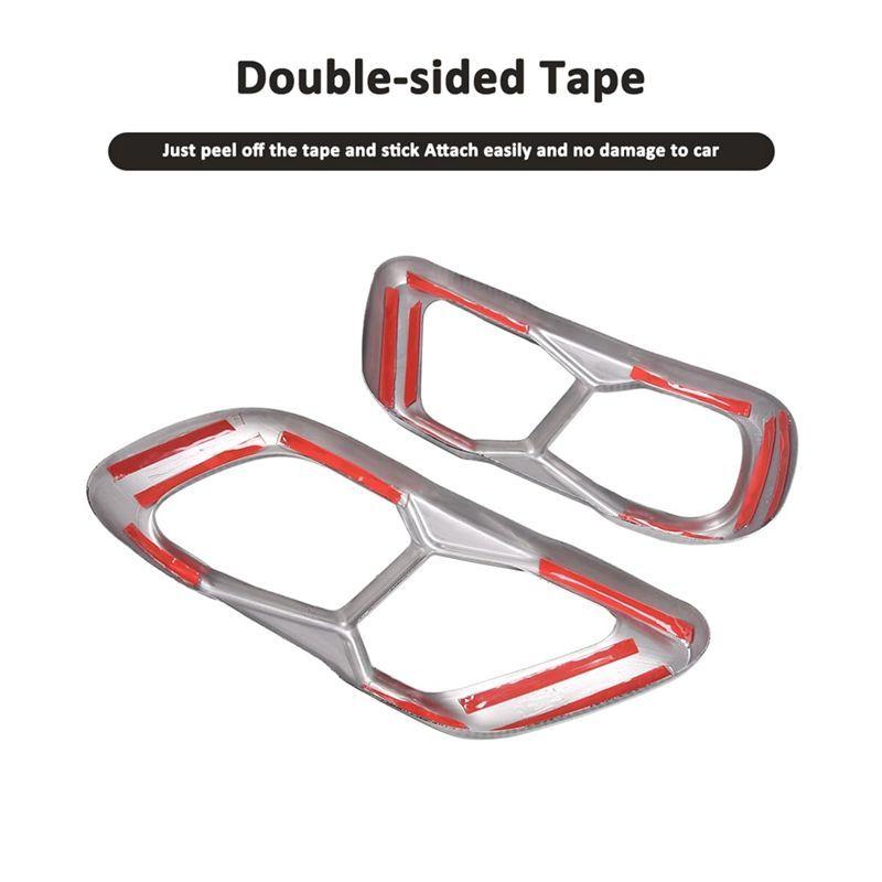 Tail Muffler Cover Car Tail Muffler Accessories For BMW X5 G05 X6 G06 X7 G07 - (M60) Carbon Fiber