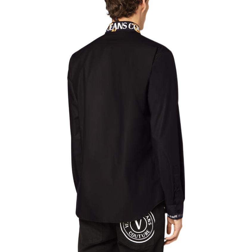 VERSACE JEANS COUTURE Shirt Men's Black E73GAL2SB-E08506-E899