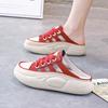 Half Slippers Women'S New Summer Outer Wear Thick-Soled One-Pedal Bag Head Sandals High-End Casual Sandals Q216