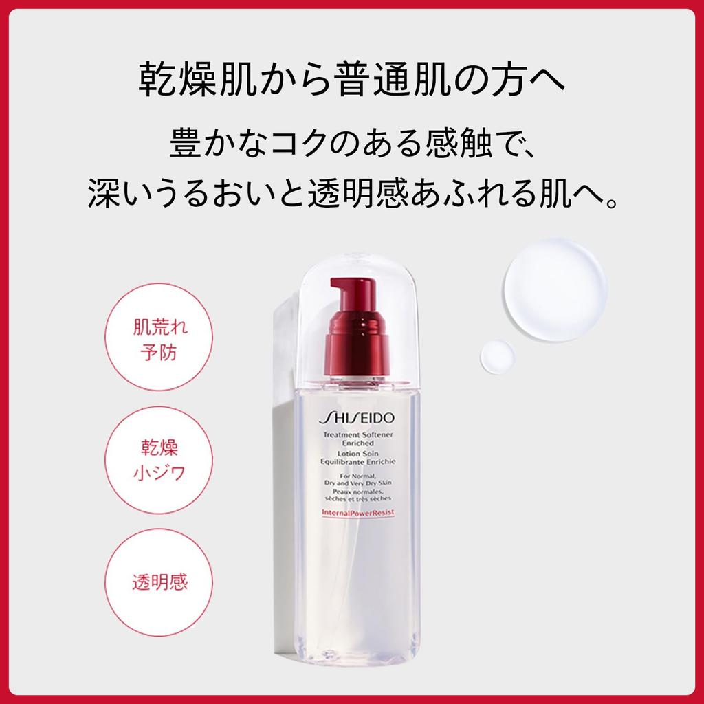 SHISEIDO Skin Care Treatment Softner Enriched 150 мл Освежающий зеленый цветочный аромат Сухие мелкие морщины Прозрачность Shiseido Официальный магазин (Пополнение)