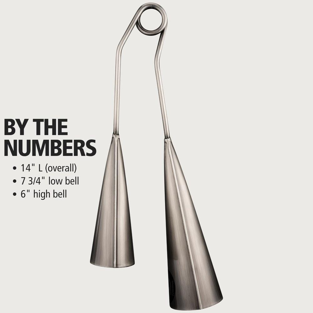 Meinl Percussion Агого Современный стиль A-GO-GO Стальная отделка Большая модель STBAG2