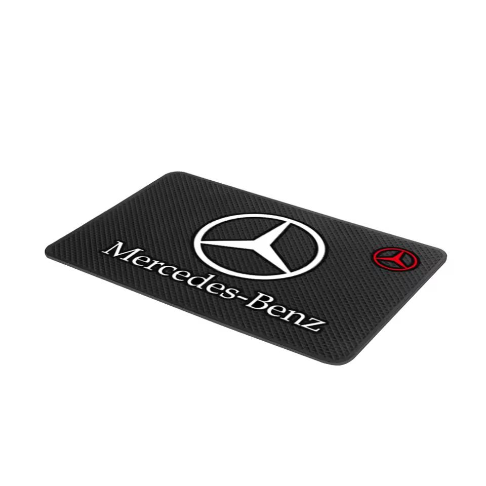 Anti Slip PVC Car Mat Sticky For Mercedes Benz AMG W205 W203 W211 W220 Dashboard Phone Holder GLC GLA W210 Interior Styling Pads UU4