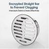 Floor Drain (110mm Flat Mouth) Outdoor Floor Drain 304 Stainless Steel Plug-in Outdoor Balcony-2 PCS Edition 0120