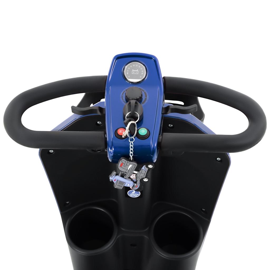 Sweetrich MAX PLUS Blue/Red Steel Frame, 300W Motor, 20Ah Battery, Max Speed 6 km/h, Four-Wheel Urban Commuter Scooter