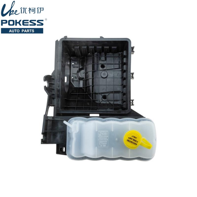 Car Engine Coolant Expansion Pot with Cover for Ford F-150 F-350 6.2 2010 2011 2012 2013 2014 BL3Z8A080A BL348C045AB