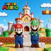 Плюшевая игрушка Super Mario Bros Классический Марио Луиджи Милый Мультяшный Набивной Игрушечный Мягкая Кукла Рождественский Подарок Плюшевый Аниме Плюшевый Аниме Плюшевый