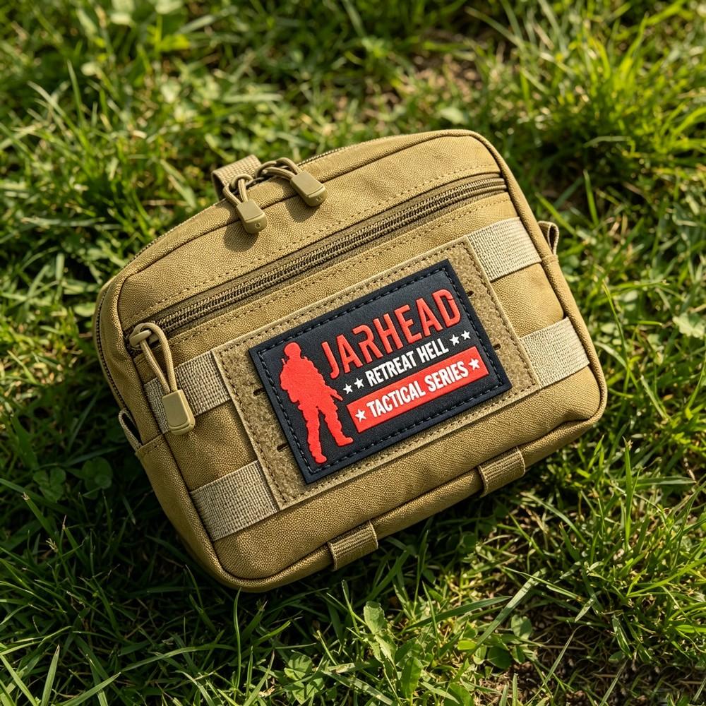 Outdoor EDC Hunting Molle Pouch Tactical Waist Pack Outdoor Tools Bag Nylon Portable Men Toiletry Bag With Patche For Hiking