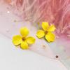 Flower Earrings Korean Personality Ear Studs Earring Pendant
