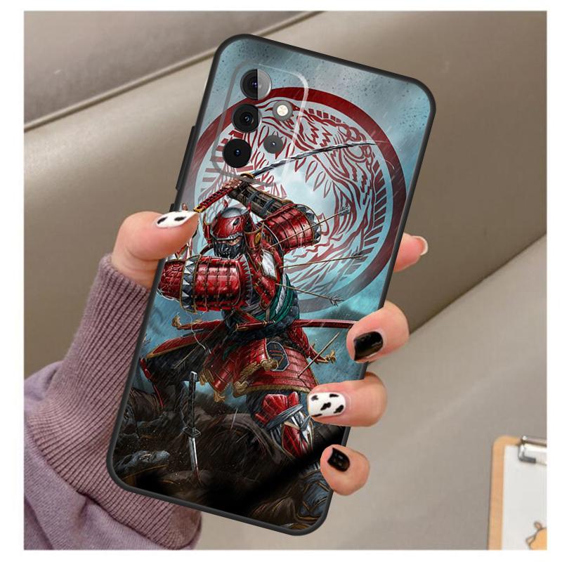 Япония Ниндзя Самурай Красное Солнце Чехол Для Samsung Galaxy A33 A13 A53 A34 A54 A14 A15 A16 A26 A36 A56 A12 A32 A52 A06 A35 A55