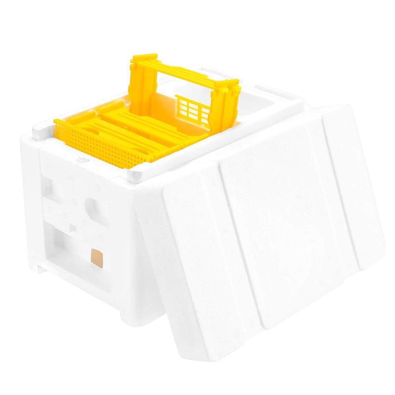 Пчеловодство King Box Пчеловодство Опыляющий ящик Пенопластовые рамки Комплект оборудования для пчеловодства Урожай пчелиный улей Ящик для сада