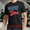 New T Shirt Maine Watercolor Lobster Lobstert Funny Size S To 5xl Vintage Graphic Versatile Streetwear Casual Vintage
