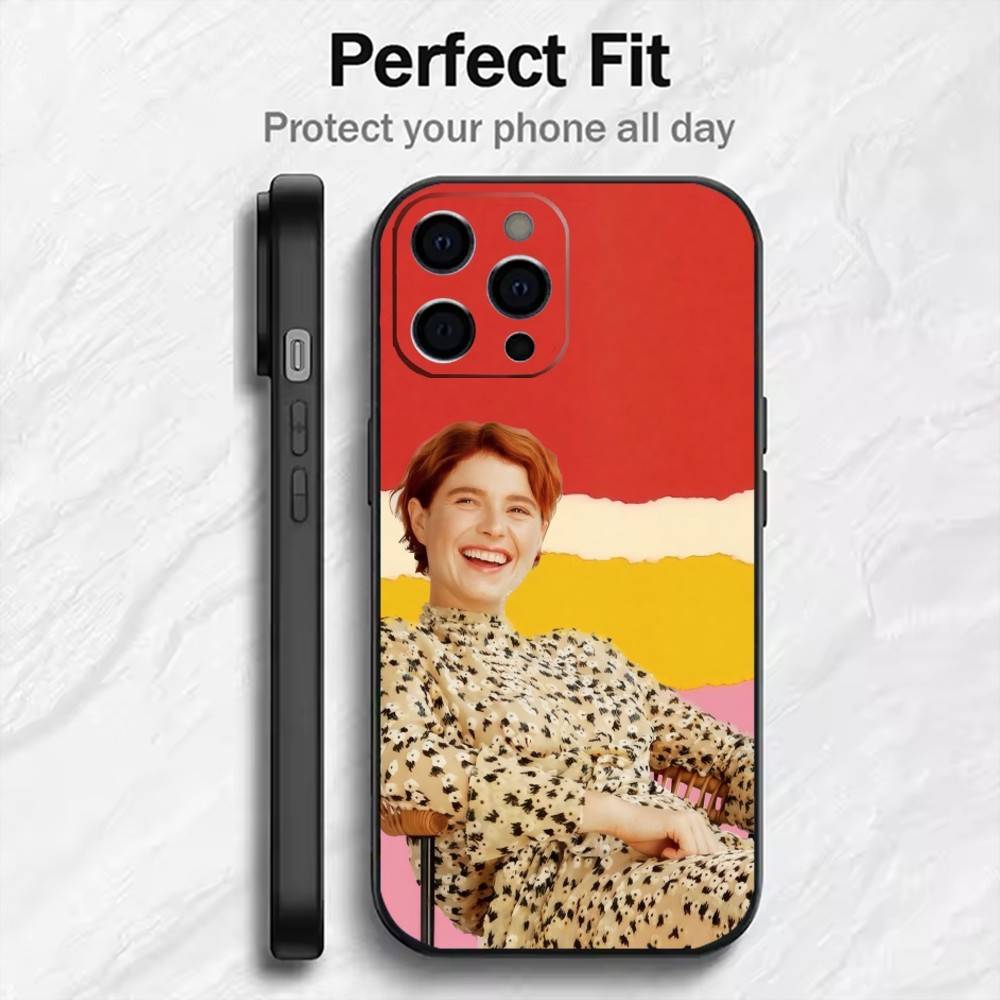 Actor Beatuy-J-Jessie B-Buckley-y  Phone Case For iPhone17,16,15,14,13,12 Plus,Max Soft Silicone Black Cover