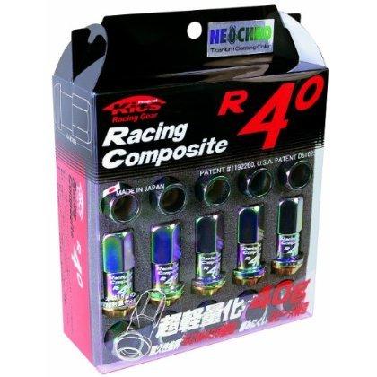 KYO-EI [Kyoei Sangyo] Racing Composite R40 [M12×P1.25] Гайка нео-черная [Количество: 20P] [Номер продукта] RC-03N