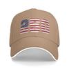 USA 250 Number Print Baseball Cap Adjustable Cotton Casual Trucker Hat Adult Sports