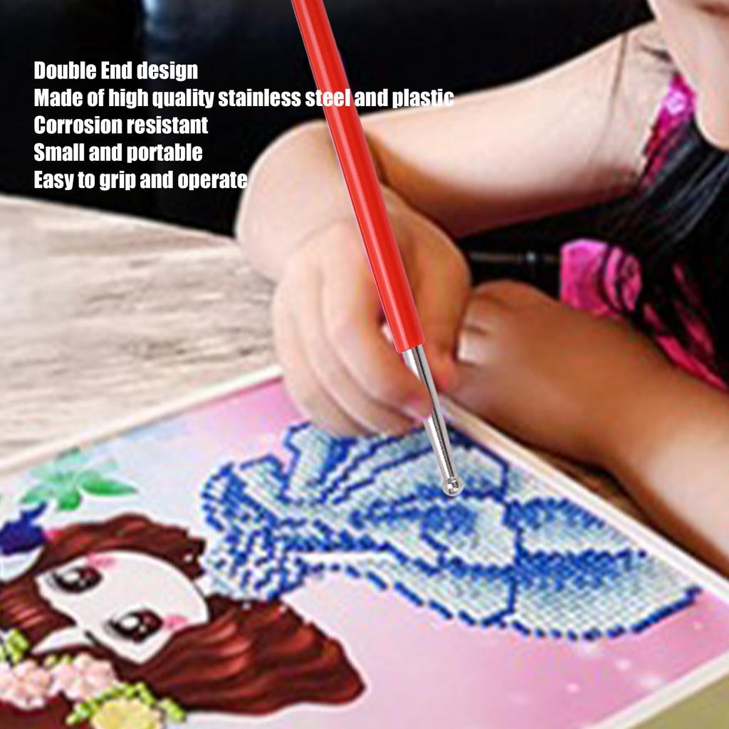 3 шт. двухсторонний стилус для растрачивания, небольшой портативный красный керамический инструмент для скульптуры, для резьбы по моделированию